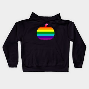 Halloween Pumpkin LGBT Flag Gilbert Baker PRIDE Rainbow Kids Hoodie